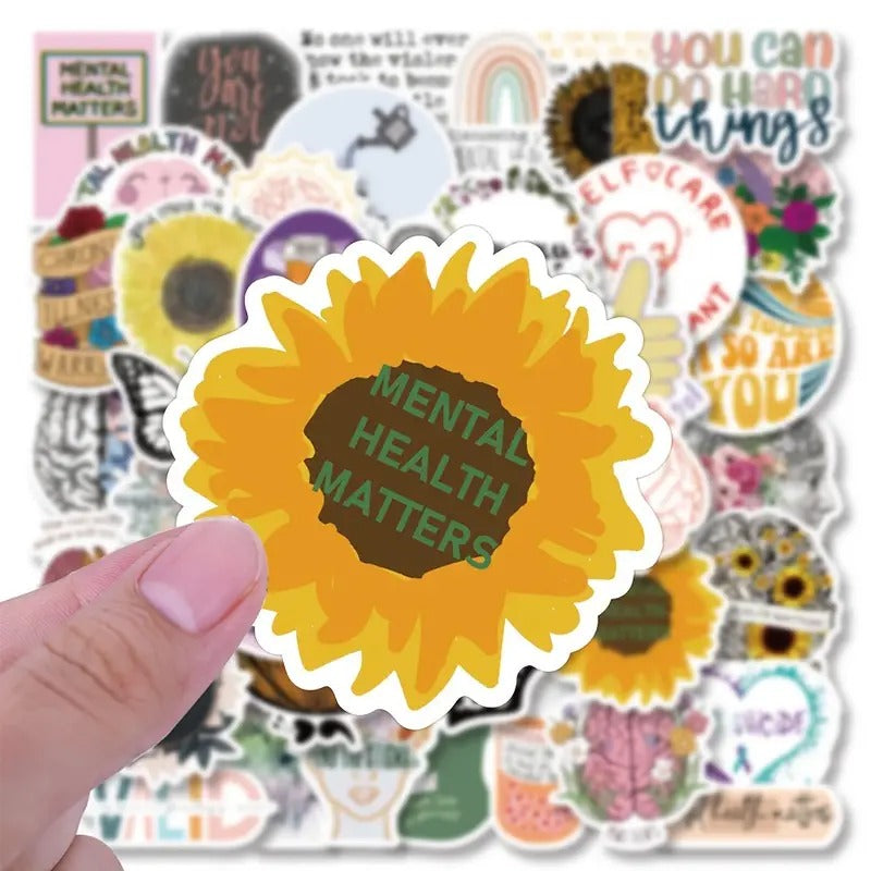 Mental Health Matters Sticker Set - 10 Stickers